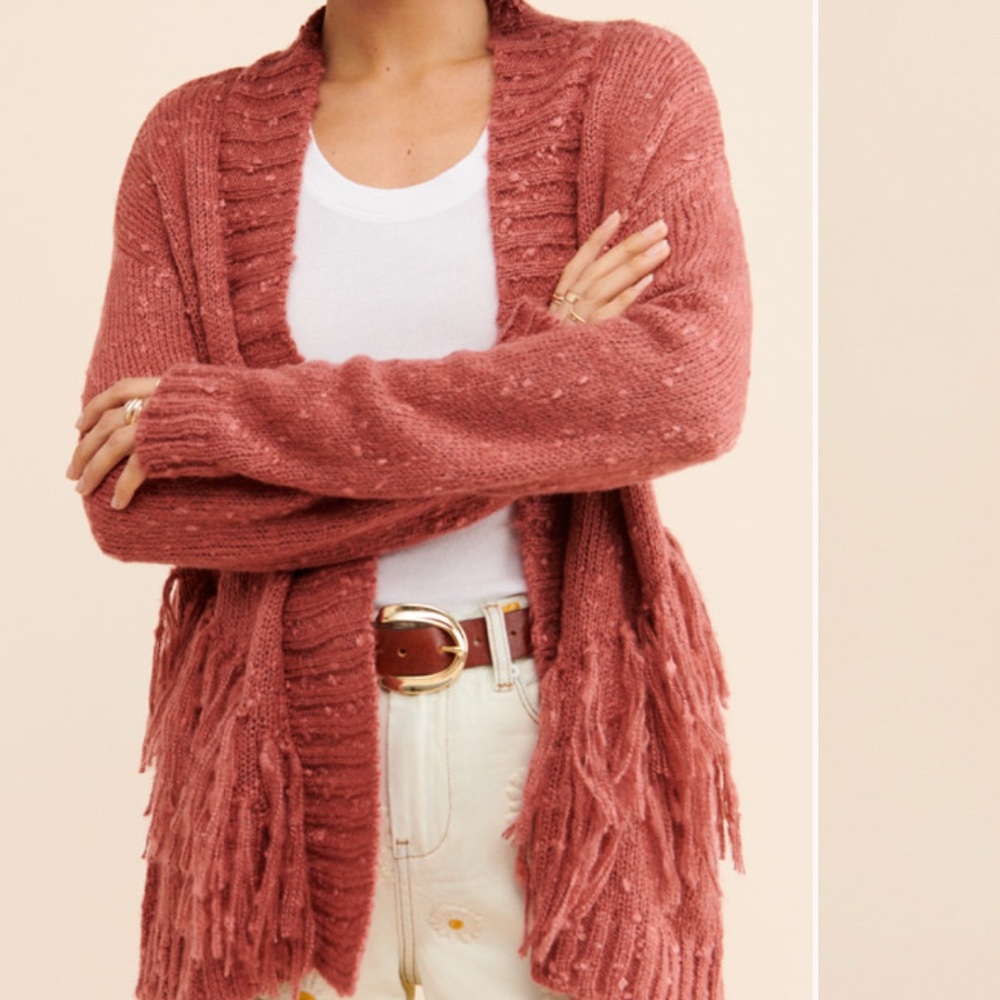 Caroline Fringe Knit Sweater